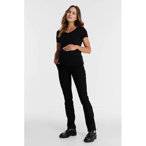 LOVE2WAIT skinny fit zwangerschapsjeans Grace zwart afbeelding