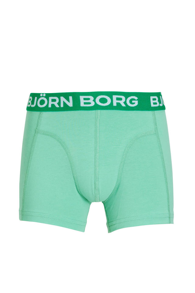Verdorde visueel Zonder Björn Borg boxershort Core - set van 5 groen/blauw | wehkamp