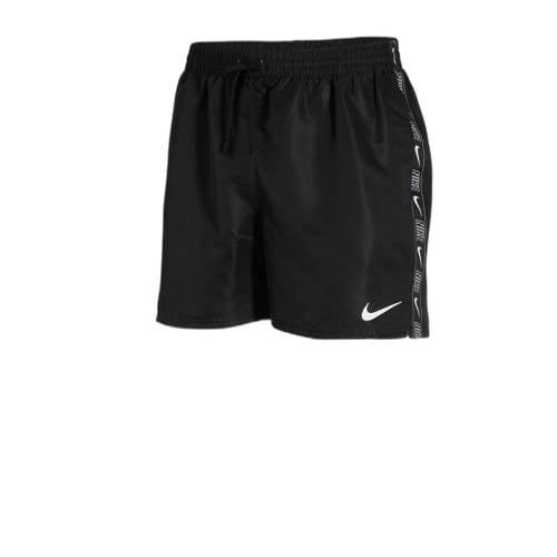 Nike zwemshort Logo Tape 5' Volley zwart
