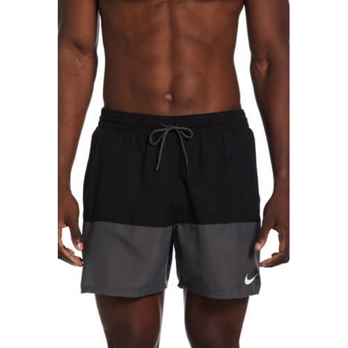 Nike zwemshort Split 5' Volley zwart/grijs