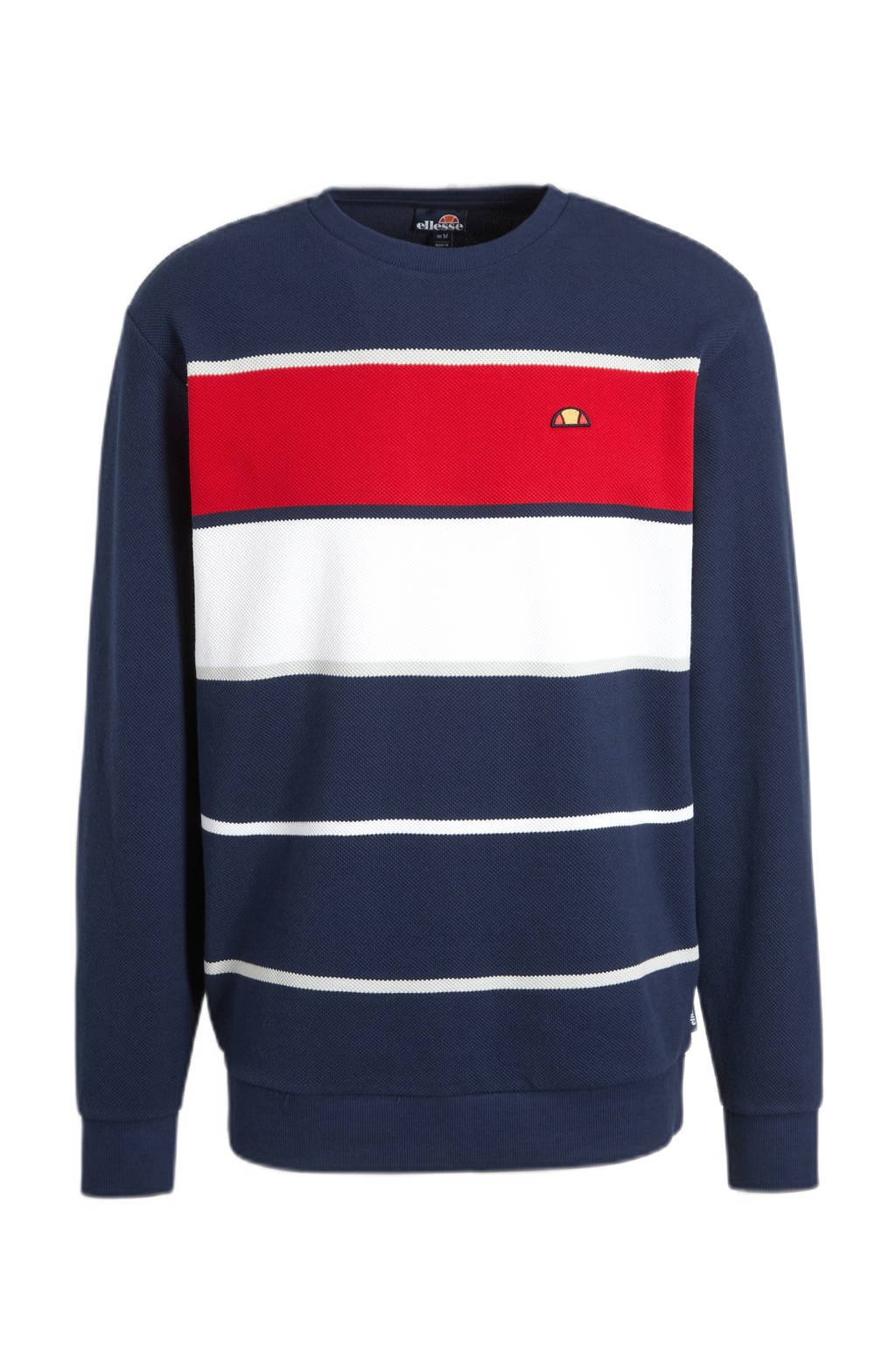 dubbele behalve voor catalogus Ellesse sweater Billar donkerblauw/wit/rood | wehkamp