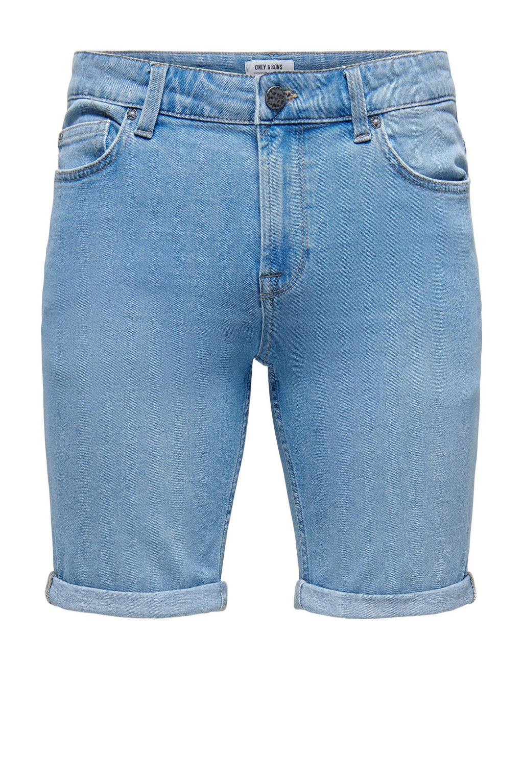 ONLY & SONS regular fit jeans short ONSPLY pk 2335 blue denim