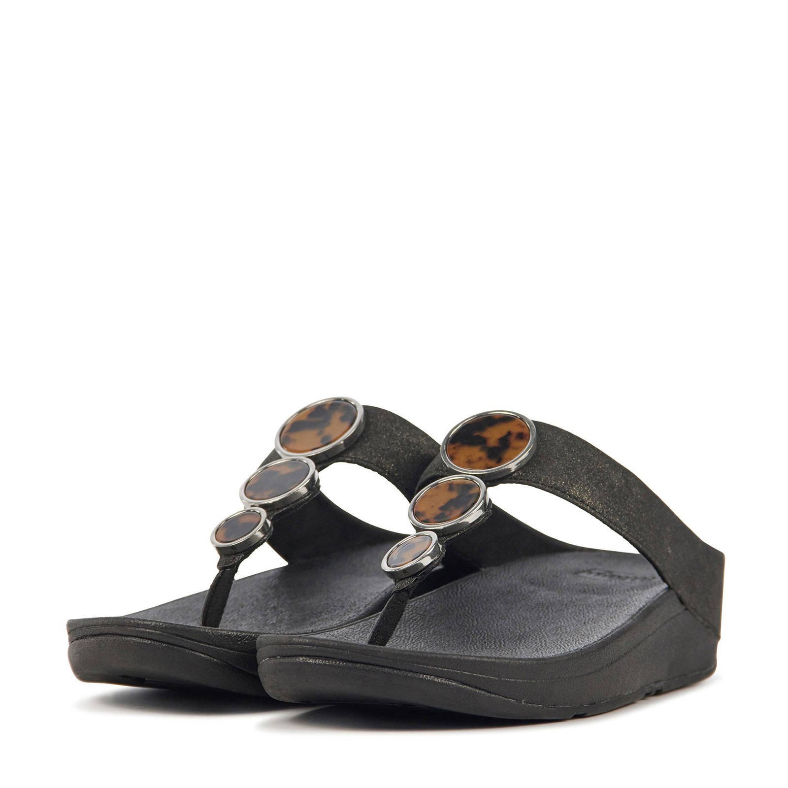 Zwarte outlet fitflop slippers