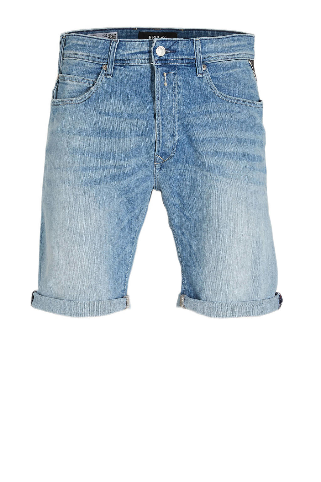 REPLAY regular fit jeans short RBJ.901 light blue wehkamp