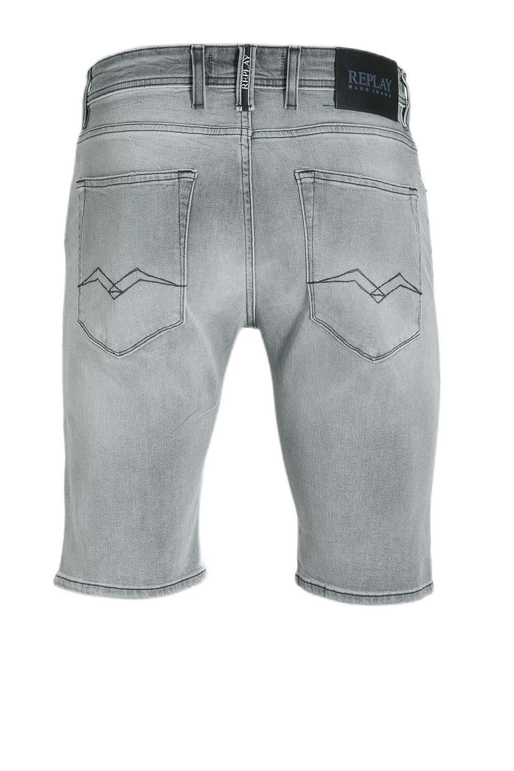 REPLAY regular fit jeans short RBJ.901 super light grey wehkamp