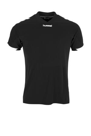   sport T-shirt zwart/wit