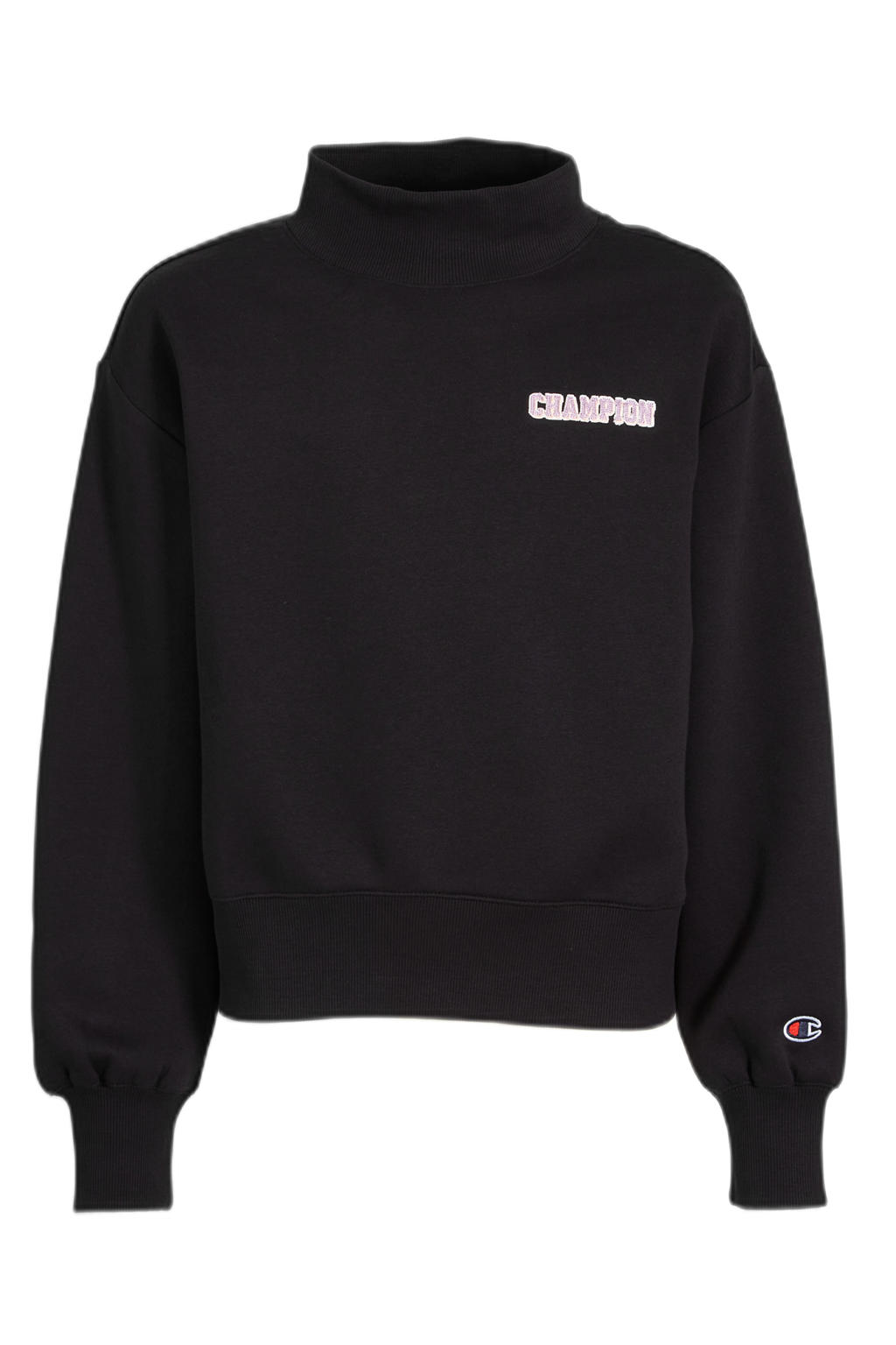 Champion sweater met logo zwart