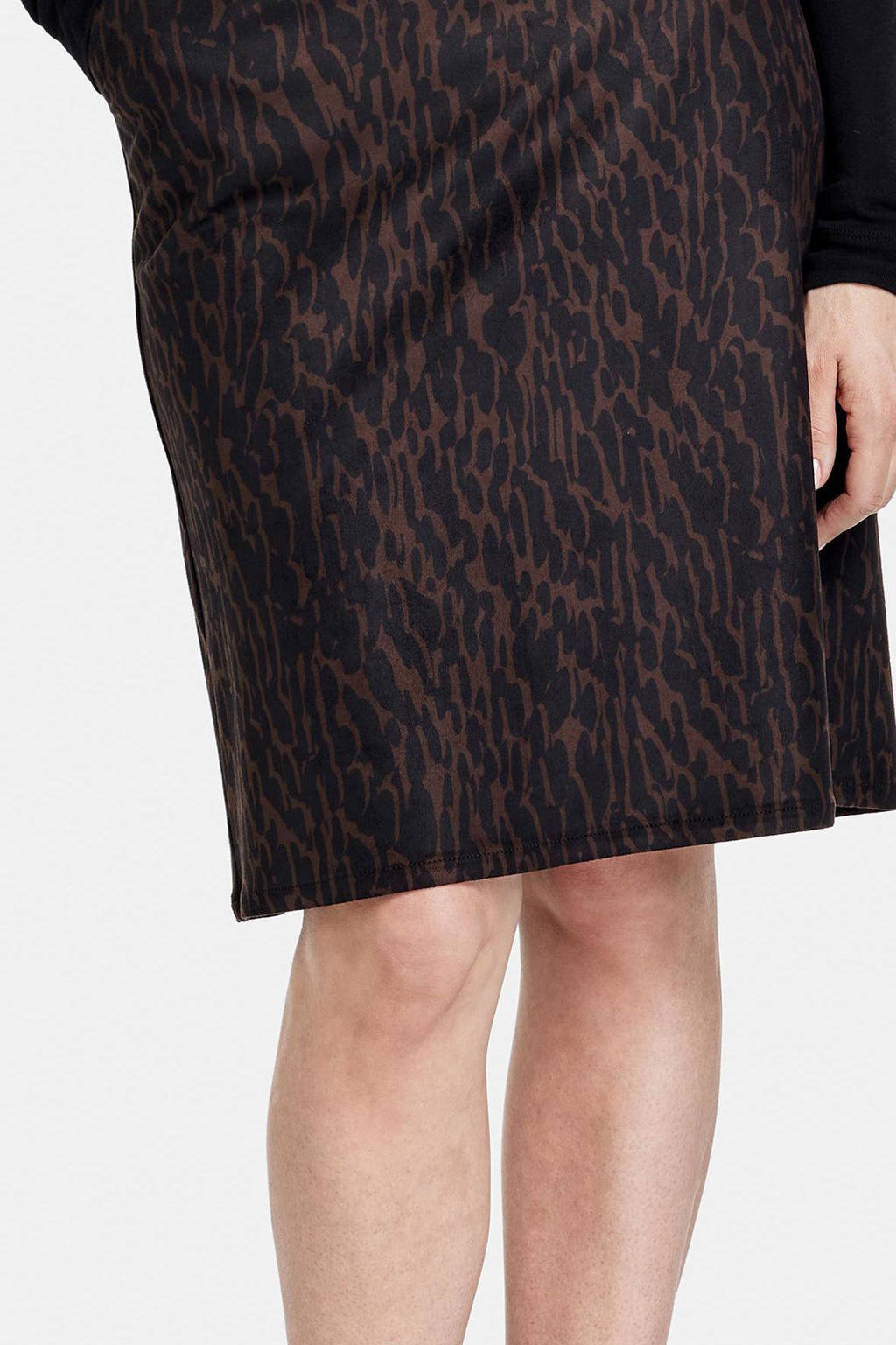 Merg onduidelijk Komst Gerry Weber rok met dierenprint bruin/zwart | wehkamp