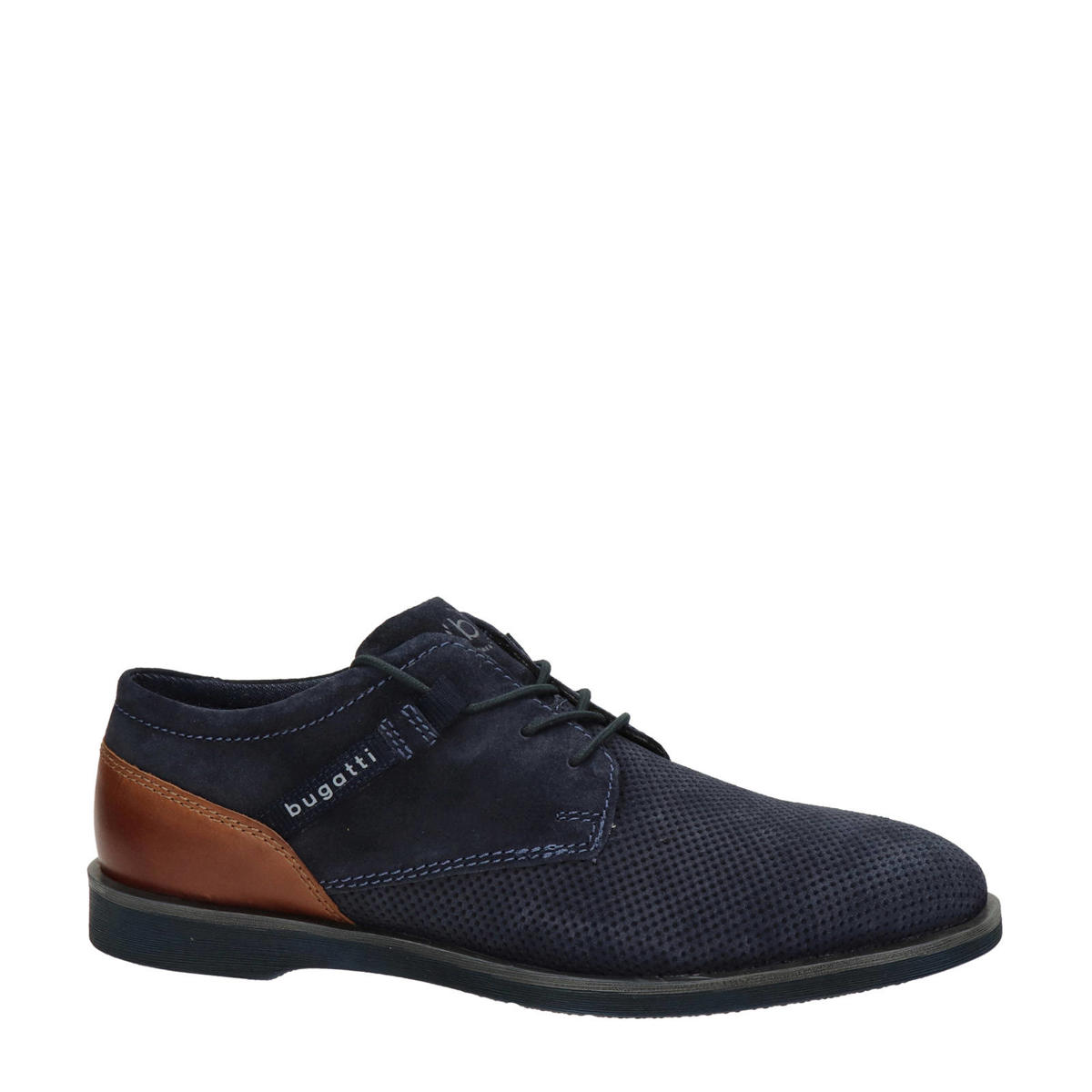 bugatti Zakelijke herenschoenen, veterschoenen, 4100 donkerblauw, 48 EU