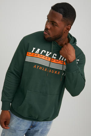 hoodie JJIRON Plus Size met logo pine grove