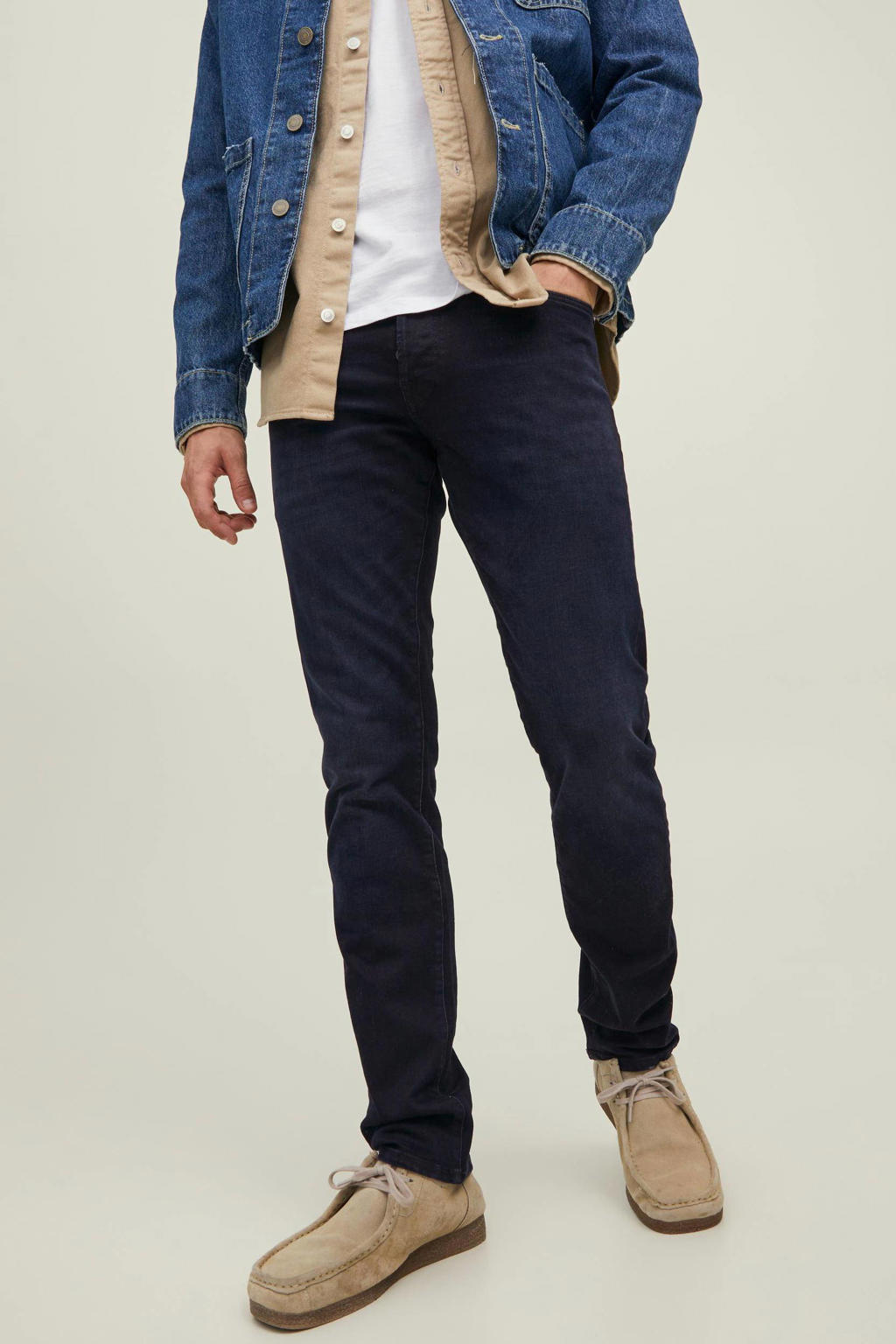 JACK & JONES JEANS INTELLIGENCE slim fit jeans JJIGLENN JJICON 556 blue denim