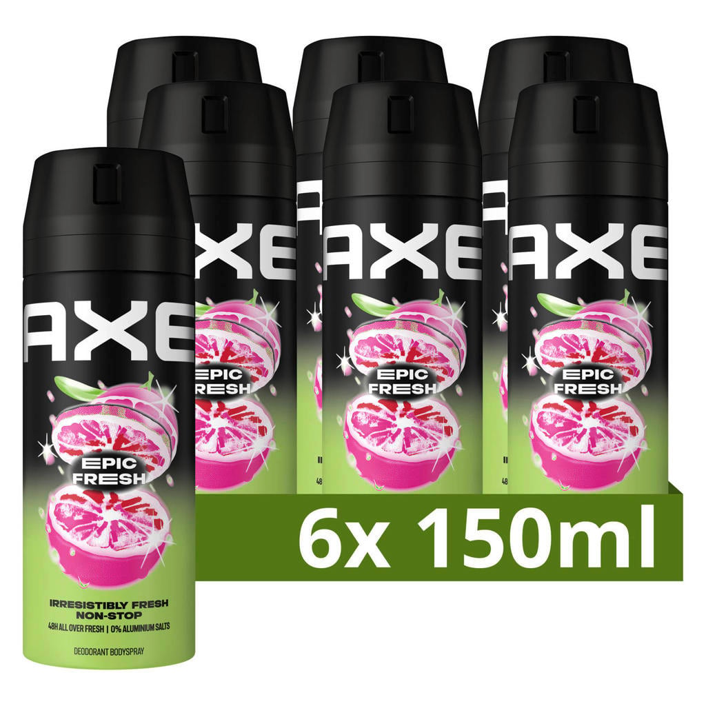Axe Epic Fresh deodorant bodyspray - 6 x 150 ml