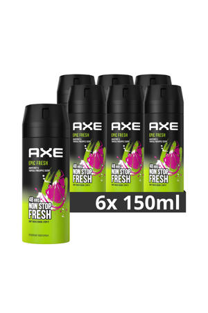 Epic Fresh deodorant bodyspray - 6 x 150 ml - voordeelverpakking