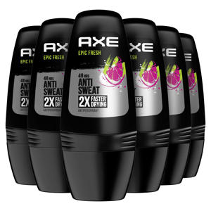 Epic Fresh Anti-transpirant Roller - 6 x 50 ml - voordeelverpakking