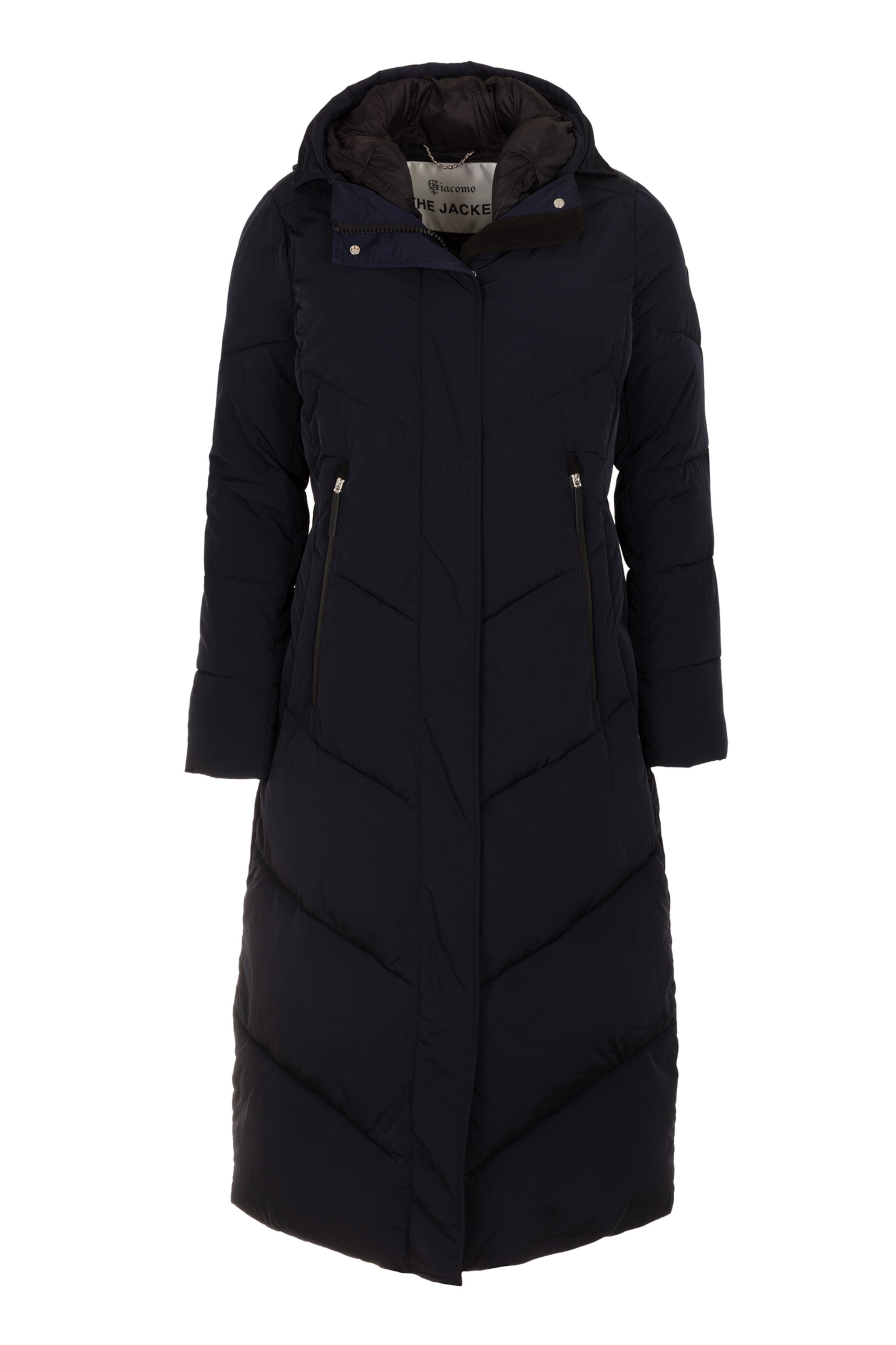 Giacomo gewatteerde winterjas donkerblauw | wehkamp