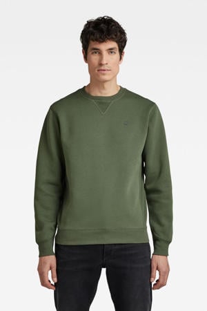 sweater met logo green