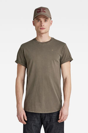 T-shirt van biologisch katoen brown
