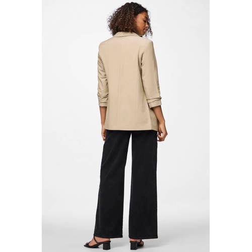 PIECES blazer PCBOSELLA beige afbeelding