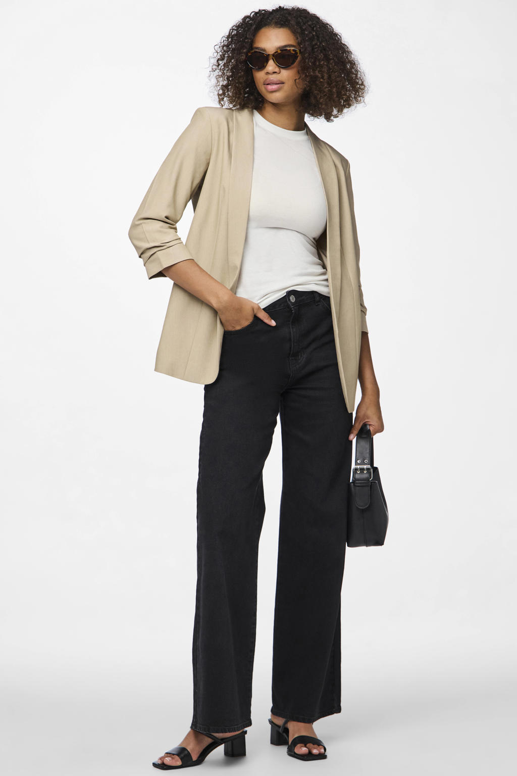 PIECES blazer PCBOSELLA beige
