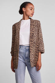 thumbnail: PIECES blazer panterprint bruin