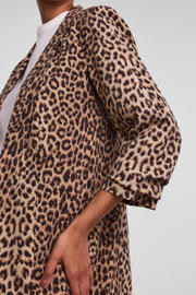 thumbnail: PIECES blazer panterprint bruin