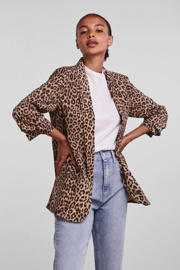 thumbnail: PIECES blazer panterprint bruin