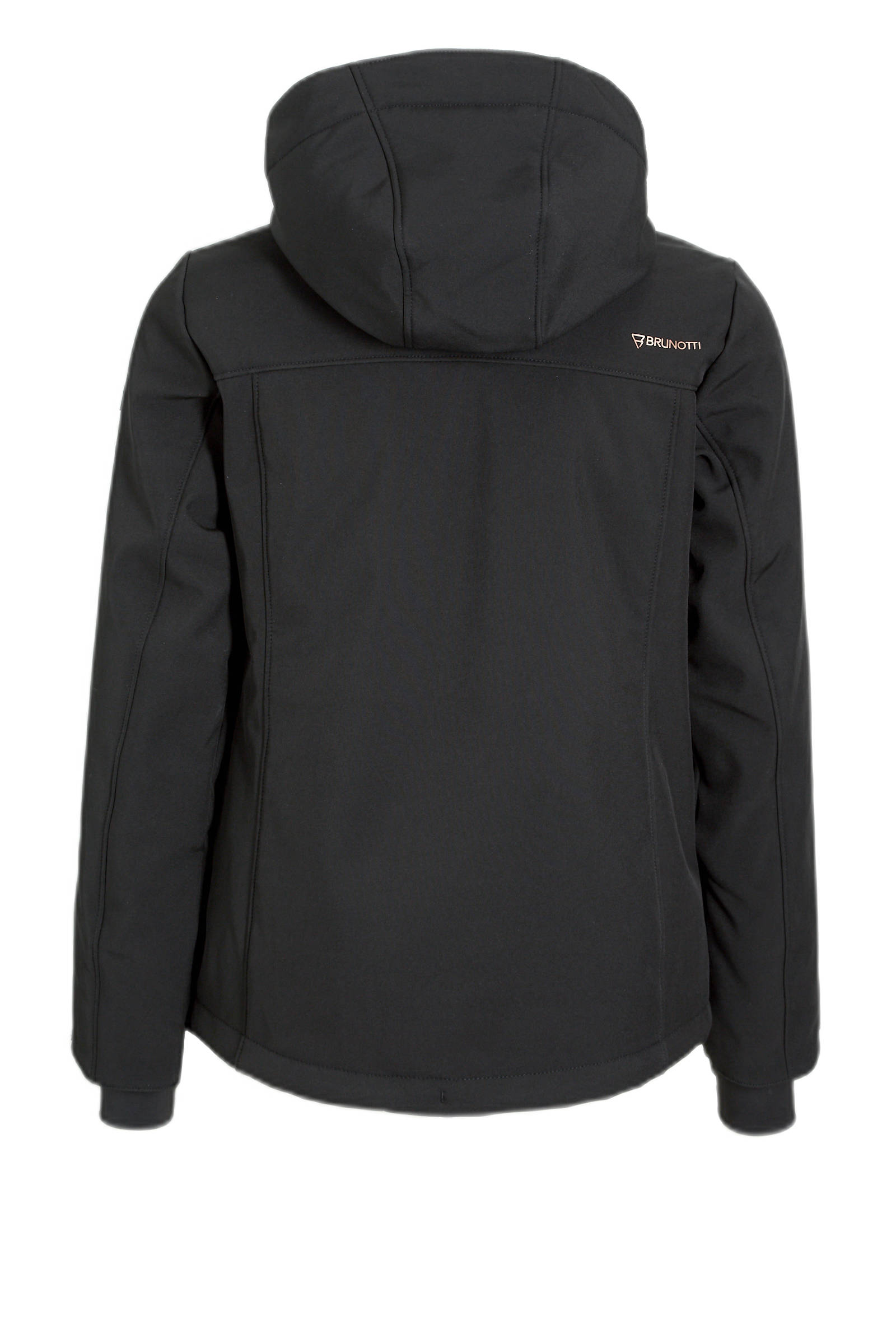 softshell ski jack Ariesta JR zwart