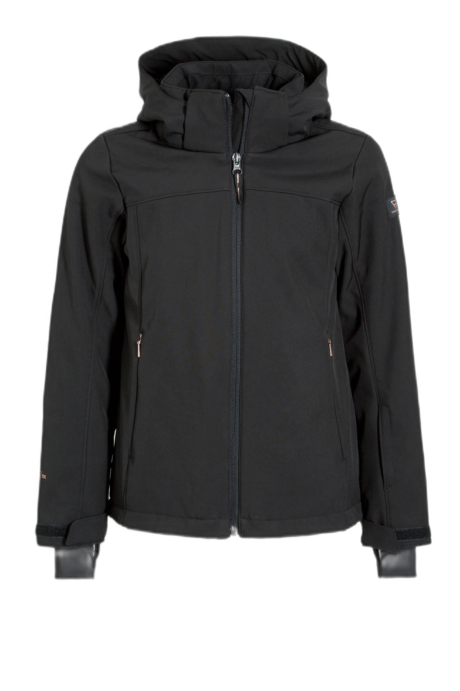 Brunotti softshell ski jack Ariesta JR zwart wehkamp