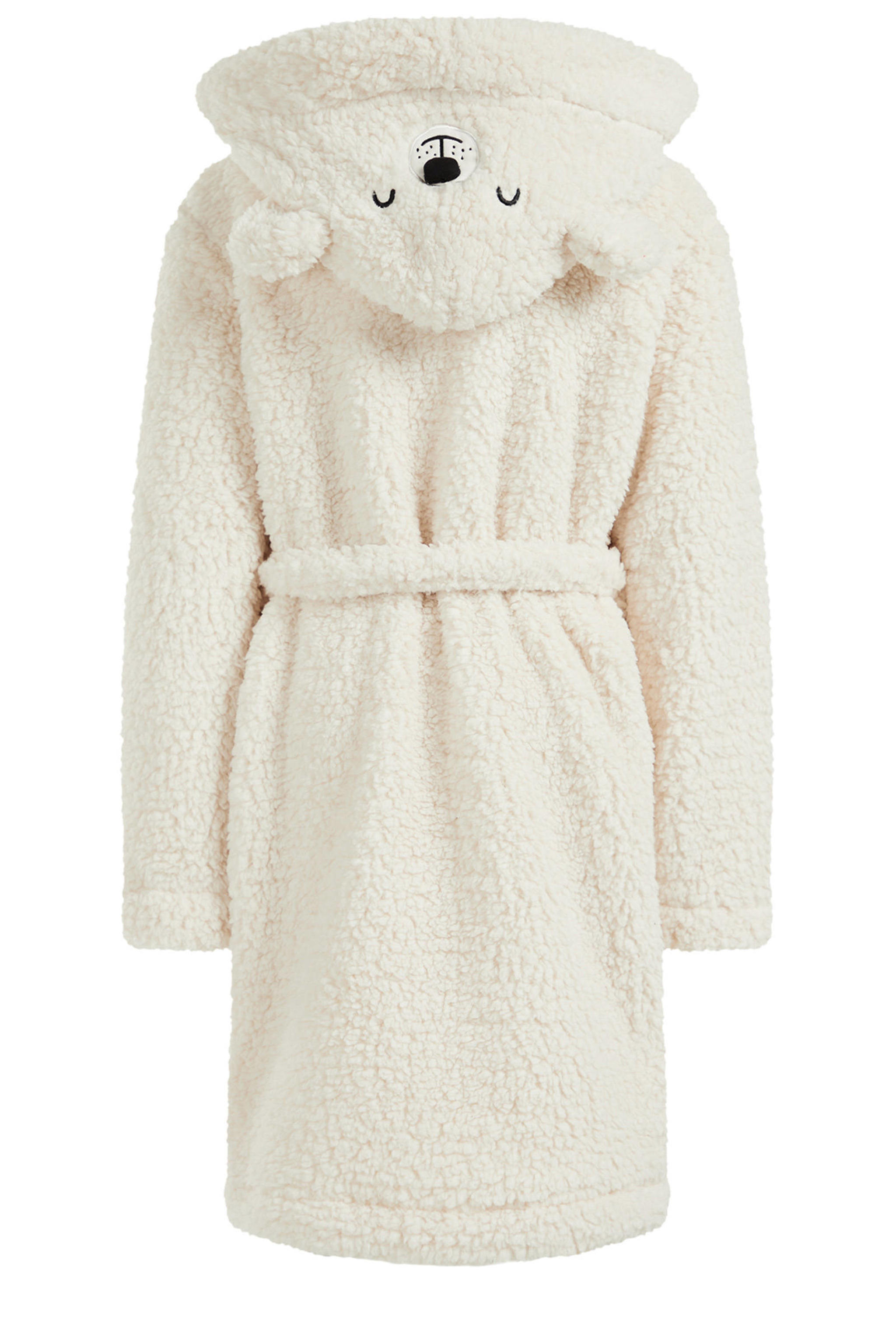 Teddy Fleece Badjas met Capuchon inclusief Teddy Tas Teddy Fleece Badjas met Capuchon inclusief Teddy Tas