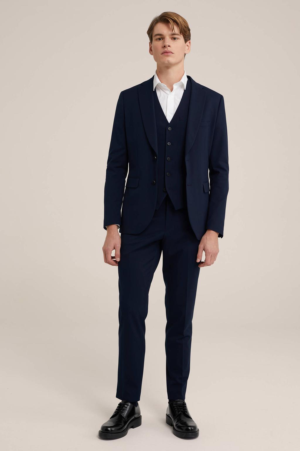 WE Fundamentals gilet donkerblauw