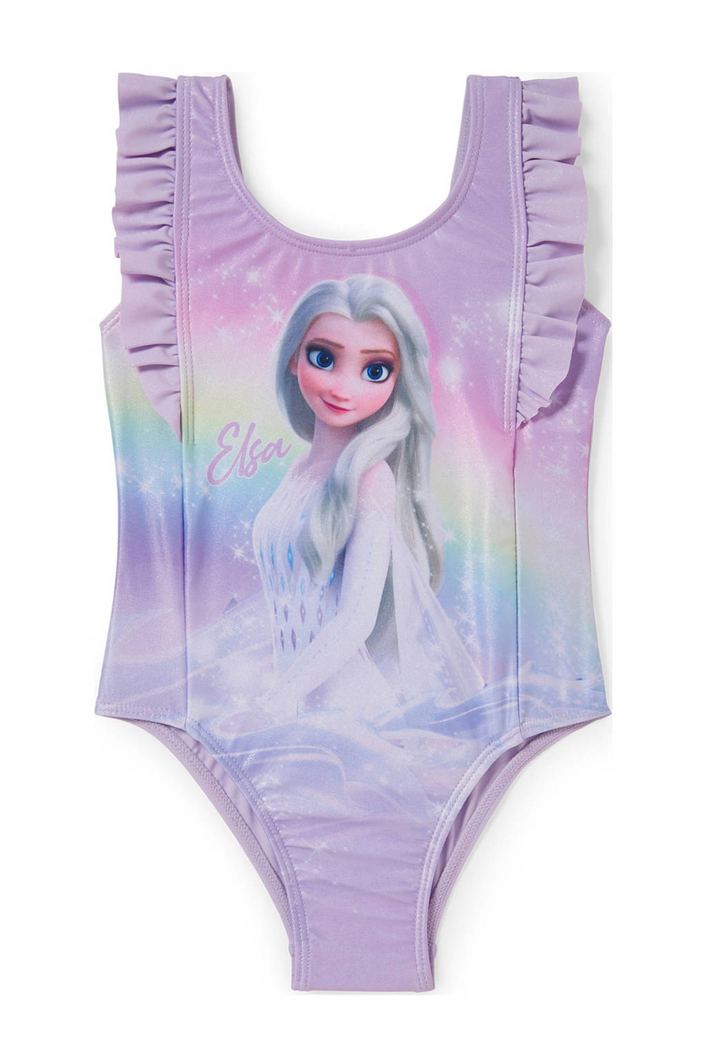 C&A Frozen badpak met ruches lila