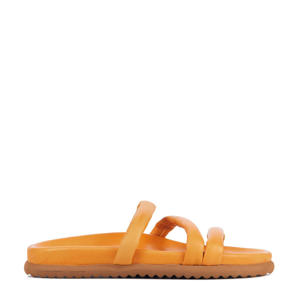 58158 Candy Pop  leren slippers oranje