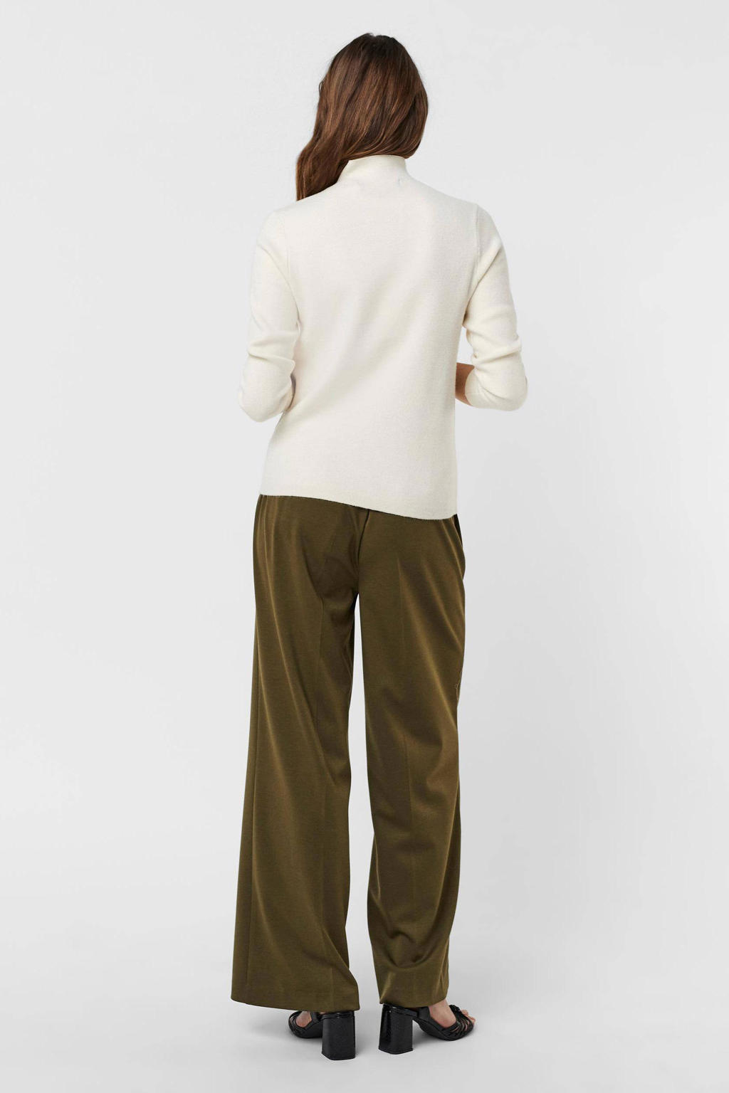 VERO MODA Vmgold Mix LS-Abito Abk Ga: Vestito Lungo Donna, Moda Danese, Design Semplice Ed Elegante