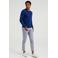 WE Fashion fijngebreide trui donkerblauw