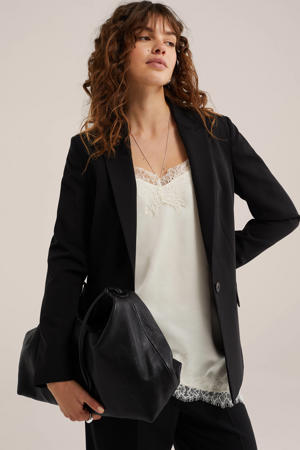 getailleerde blazer zwart