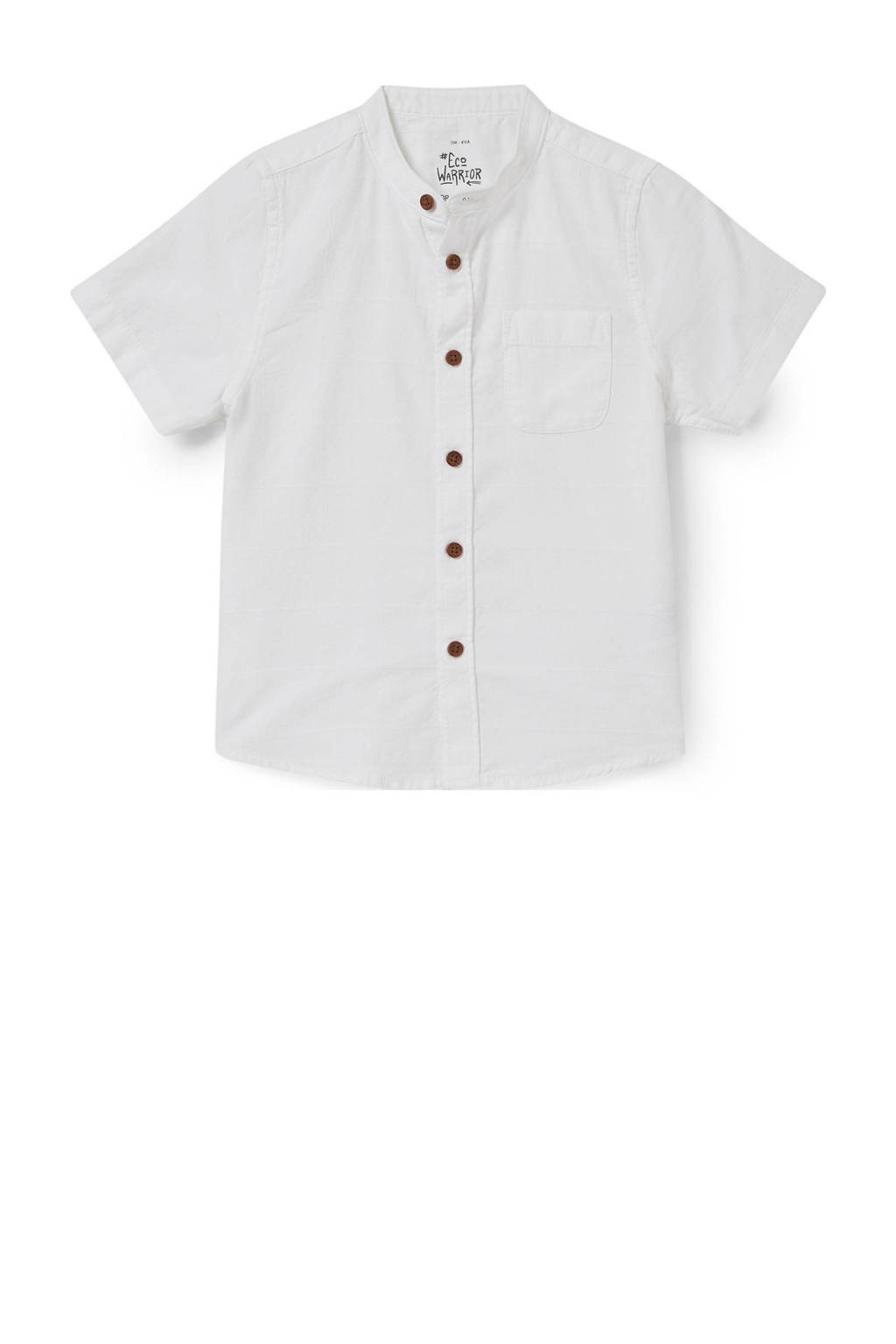 C&A overhemd met biologisch katoen wit