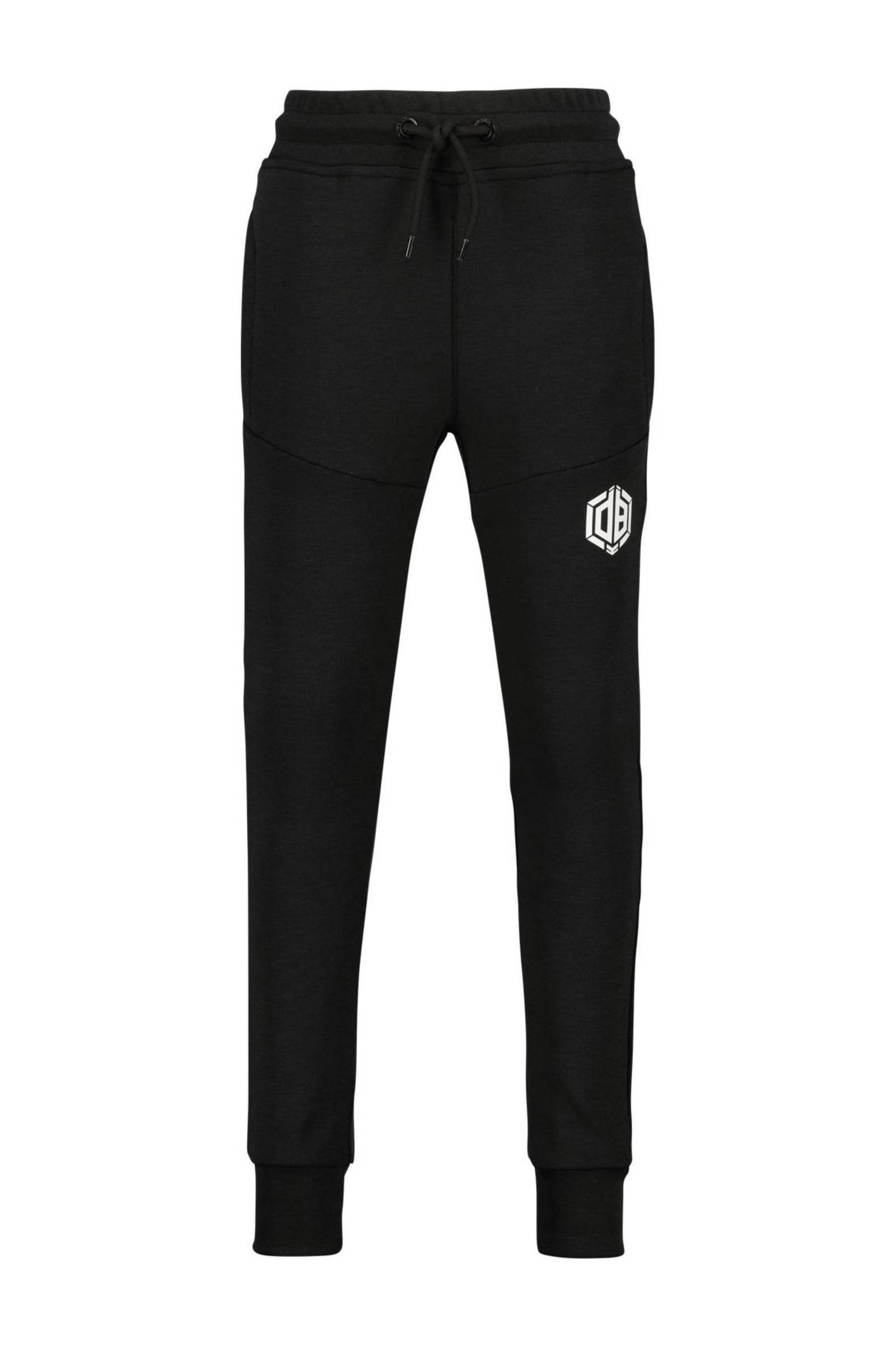 skinny joggingbroek Siniso met logo zwart