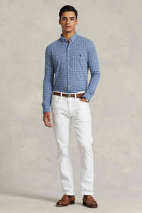 POLO Ralph Lauren slim fit overhemd met all over print blue