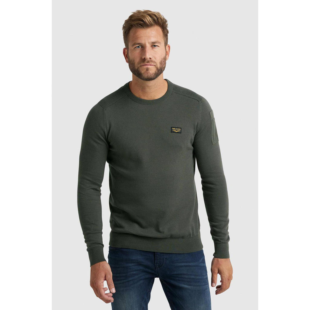PME Legend regular fit longsleeve donkergrijs PME Legend regular fit longsleeve donkergrijs