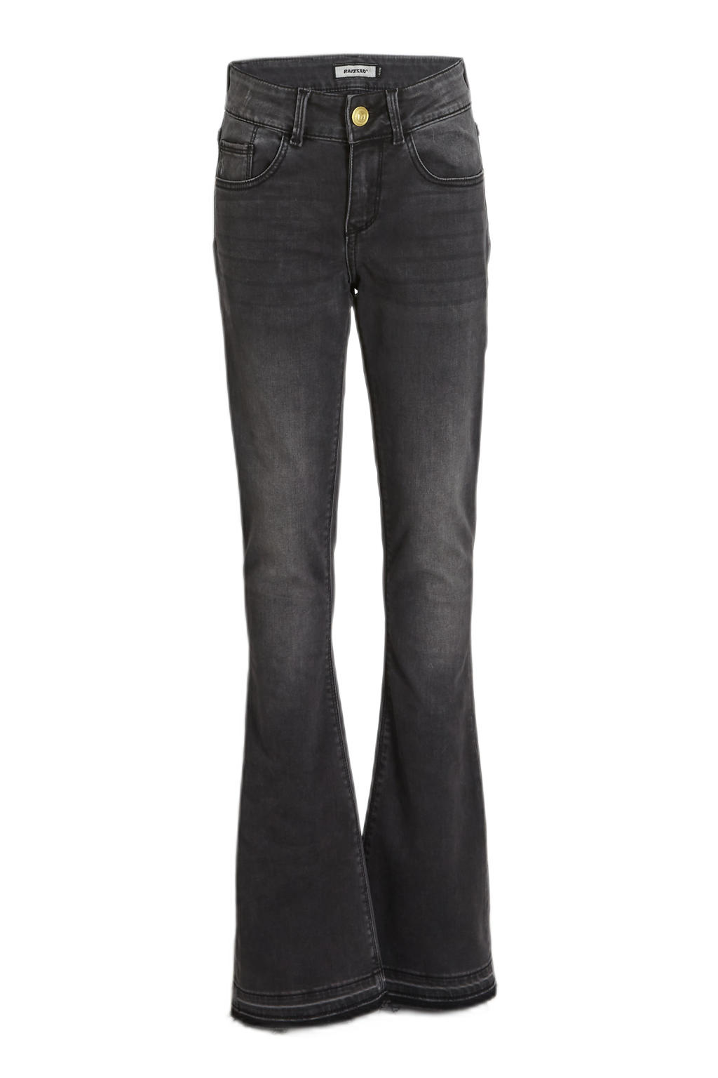 Raizzed high waist flared jeans Melbourne black stone wehkamp
