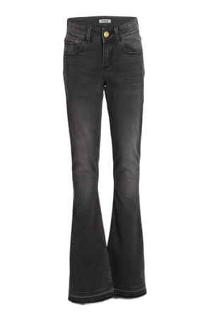 high waist flared jeans Melbourne black stone