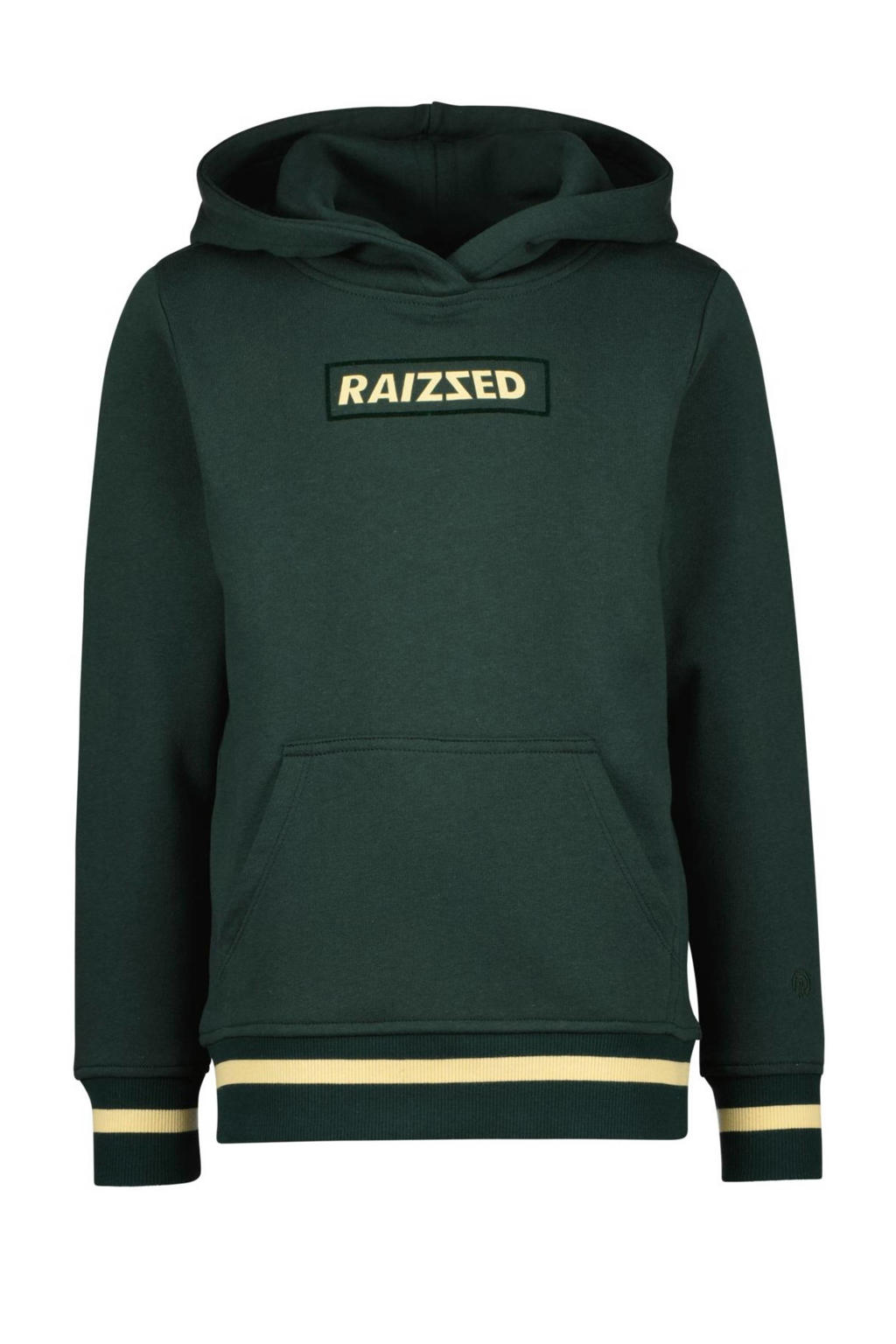 Raizzed hoodie Westend met logo donkergroen
