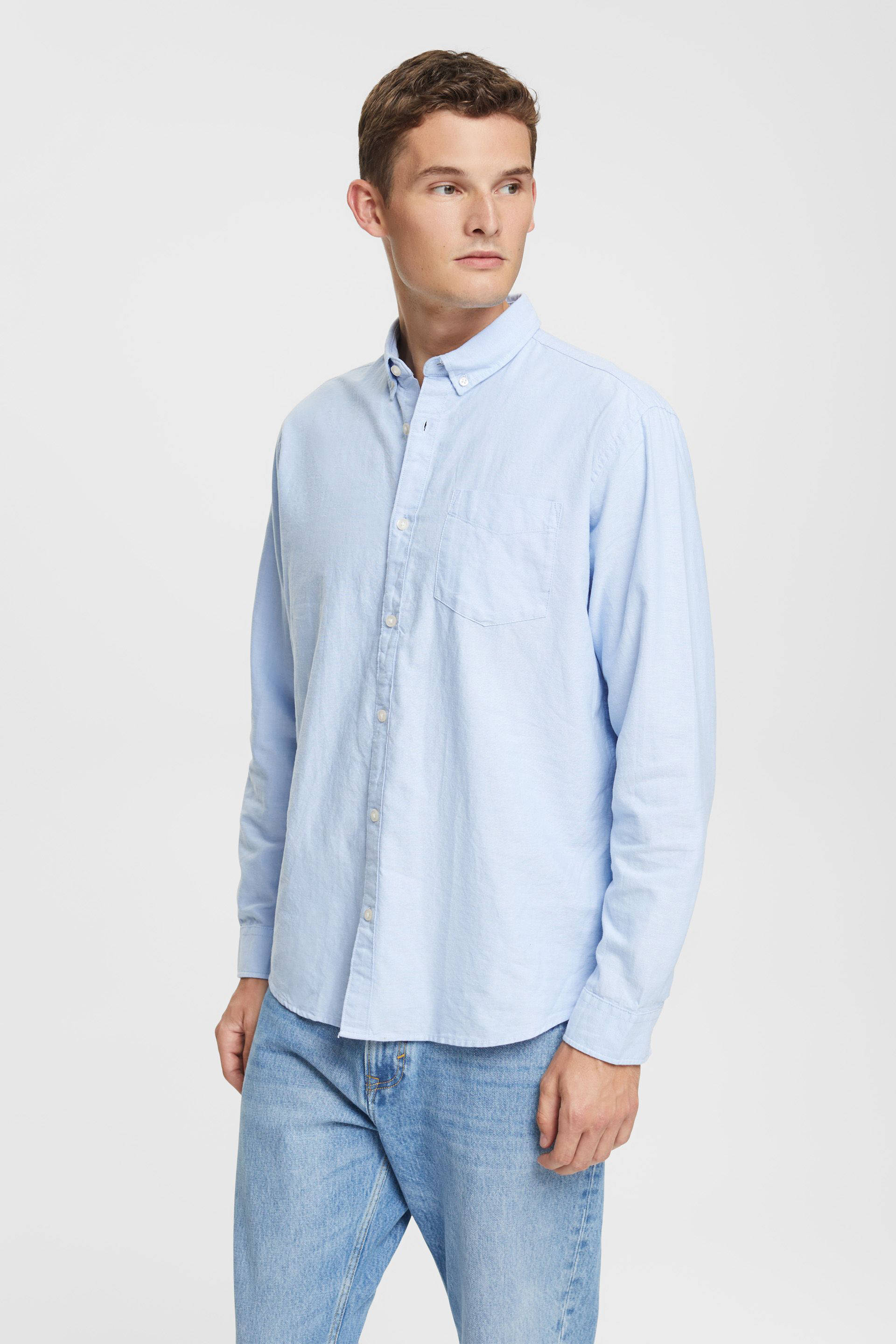 Heren Kleding voor voor Overhemden voor Casual en nette overhemden Esprit Vrijetijdshemd Regular Fit 123ee2f004 in het Blauw voor heren 