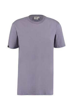 loose fit T-shirt Eric van biologisch katoen lilac