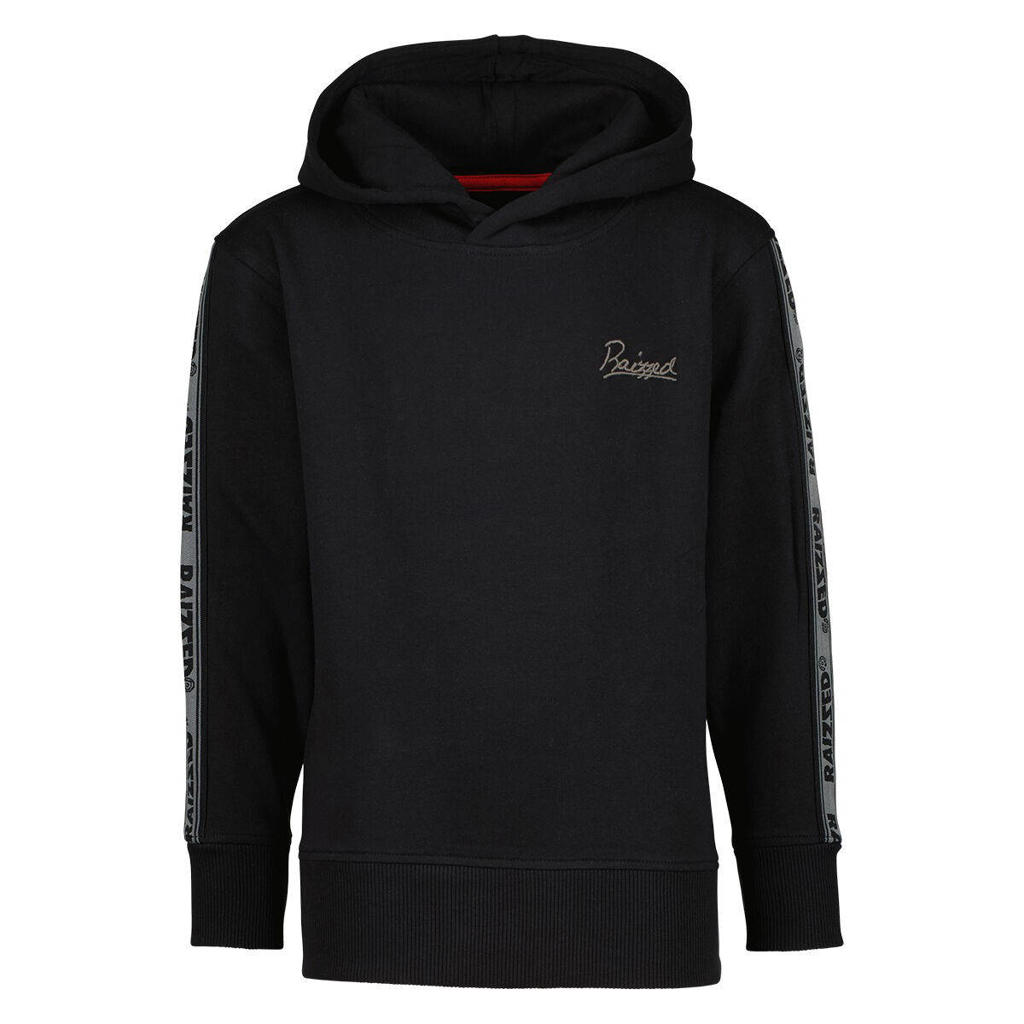 Raizzed hoodie Galway met logo zwart