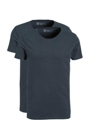 ondershirt (set van 2) donkerblauw