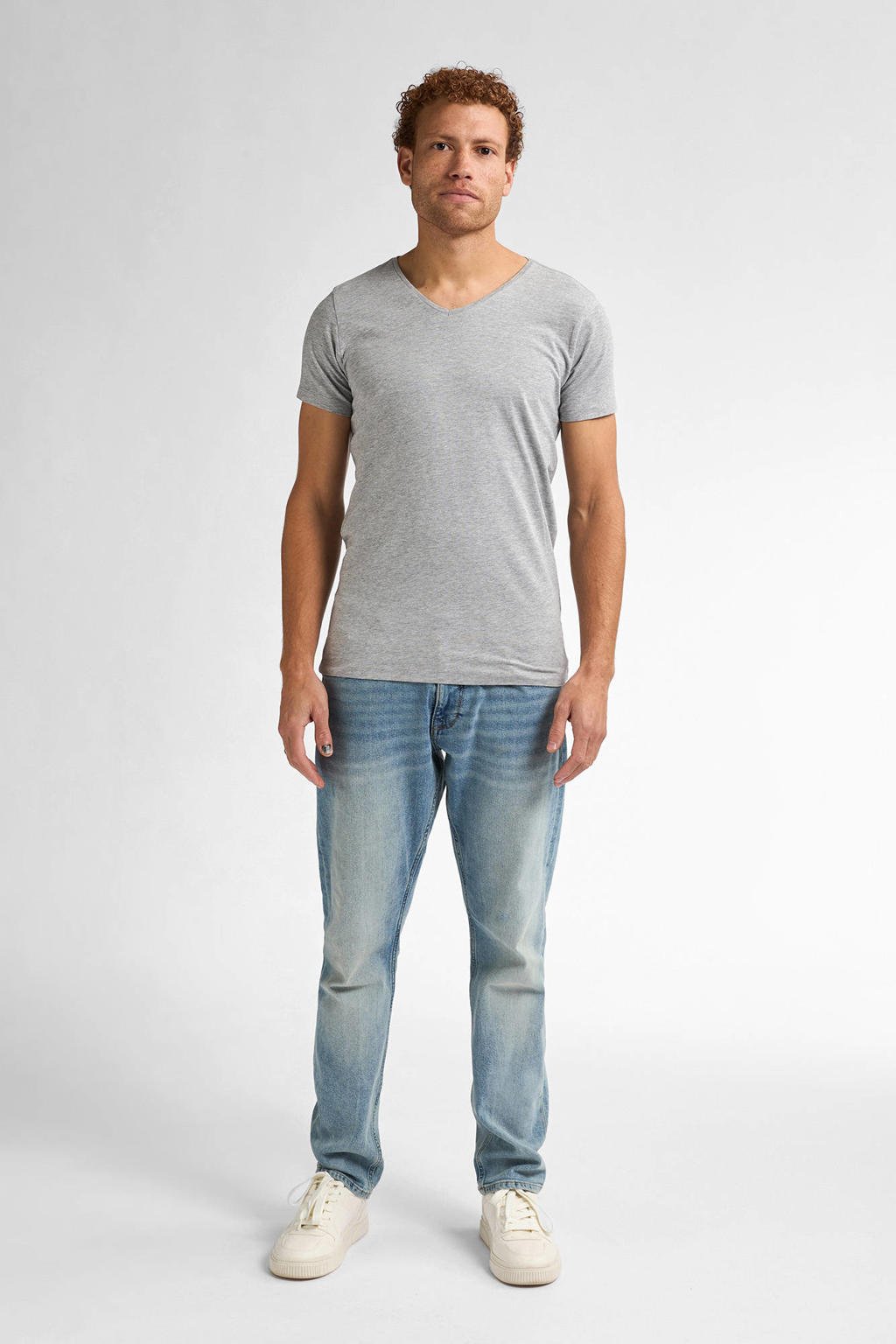 Petrol Industries ondershirt (set van 2) grijs