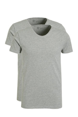 ondershirt (set van 2) grijs