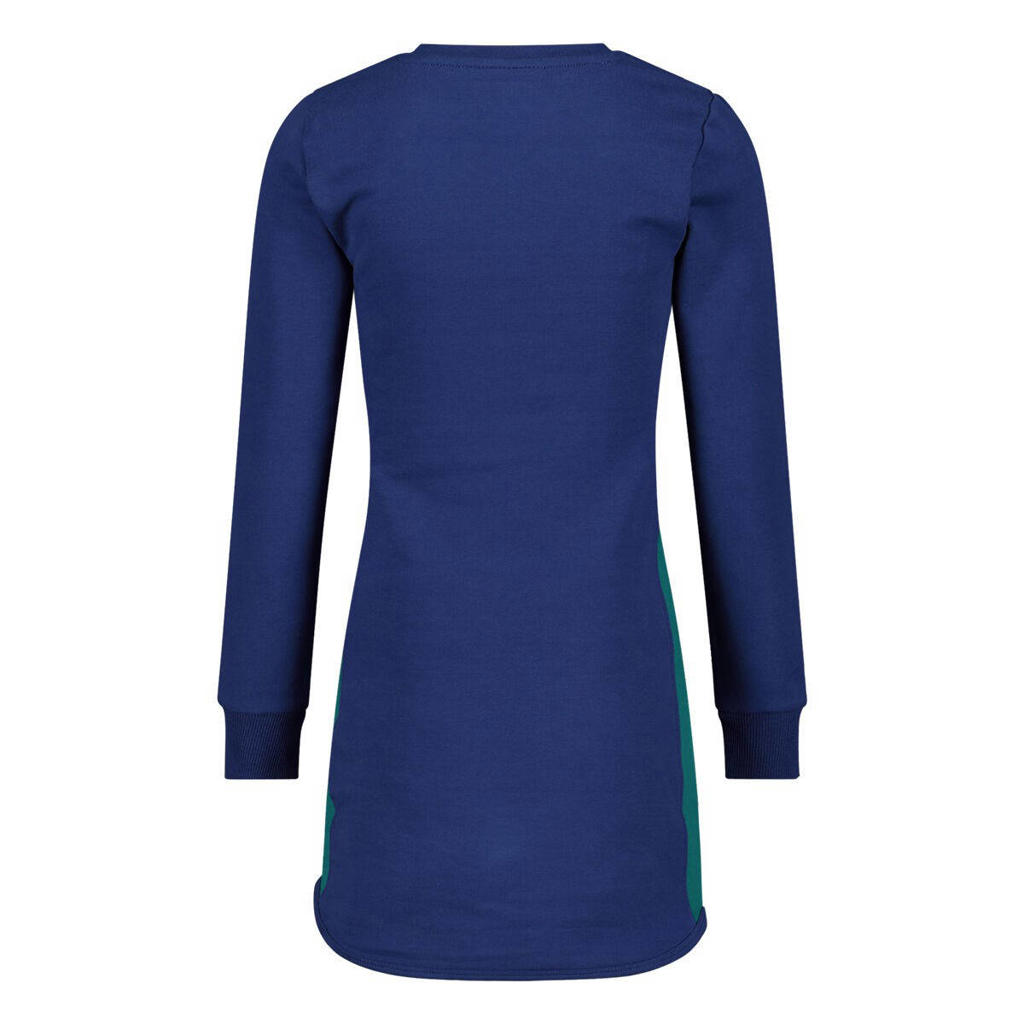 Orange Stars jurk met tekst blauw wehkamp