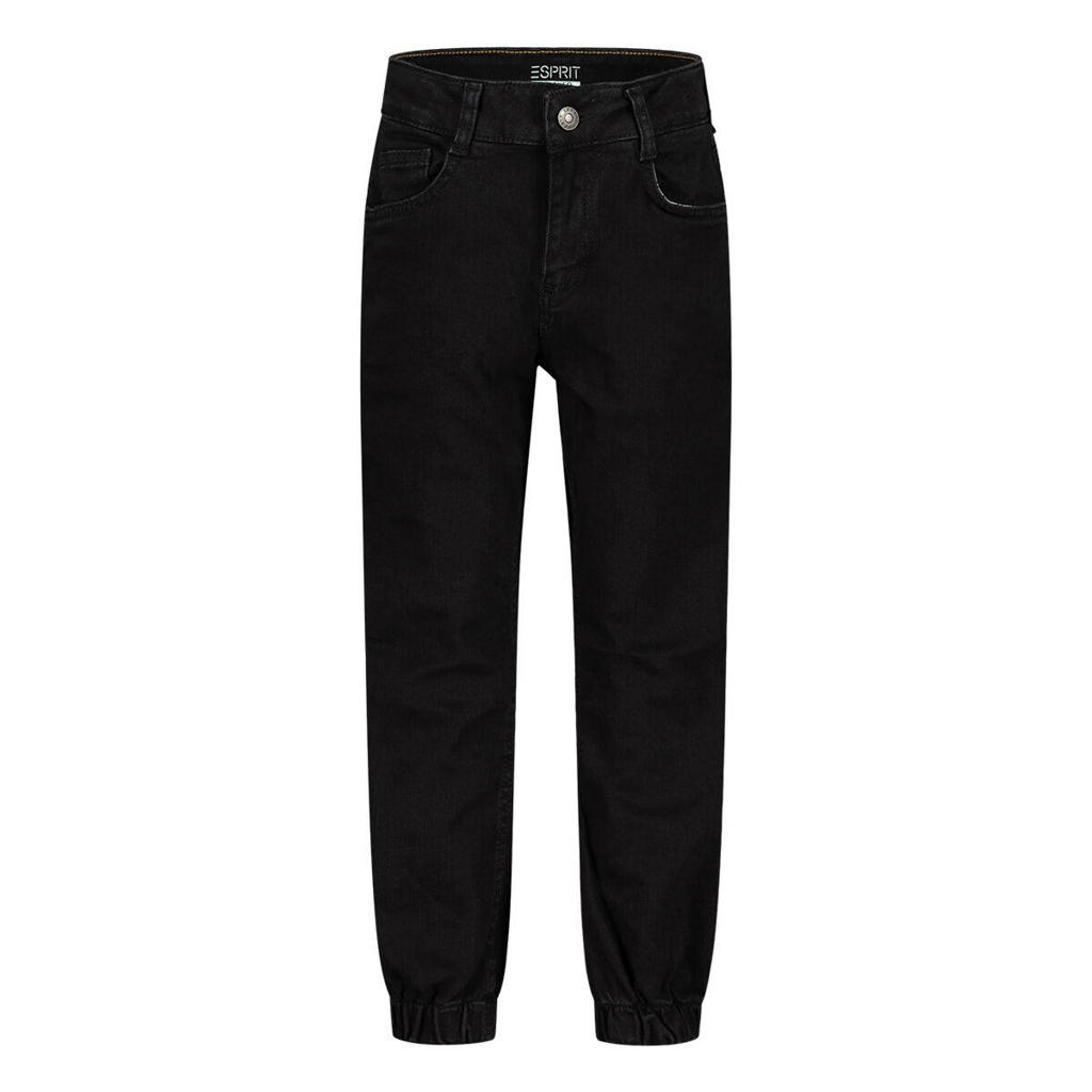 ESPRIT high waist regular fit jeans black dark wash